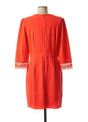 Robe courte orange SUNCOO pour femme seconde vue