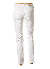 Pantalon slim blanc HAPPY pour femme seconde vue