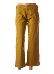 Pantalon 7/8 jaune HAPPY pour femme seconde vue