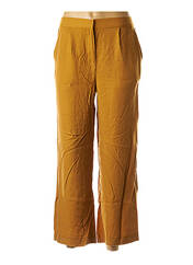 Pantalon 7/8 jaune ICHI pour femme seconde vue