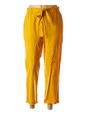 Pantalon 7/8 jaune ICHI pour femme seconde vue