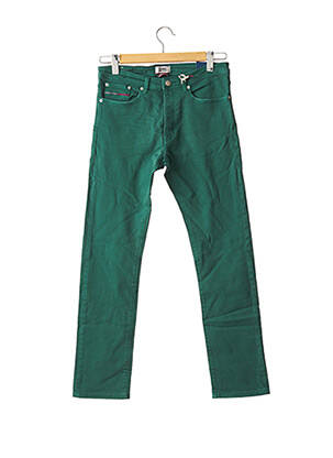 Jeans coupe droite vert TOMMY HILFIGER pour homme