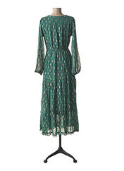 Robe longue vert GOLD&SILVER PARIS pour femme seconde vue