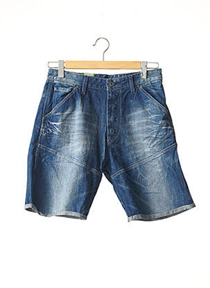 Bermuda bleu G STAR pour homme