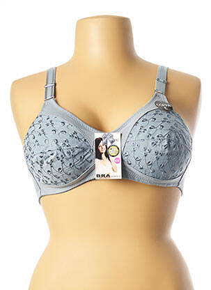 Soutien-gorge sans armature sans armature bleu ROSA JUNIO femme