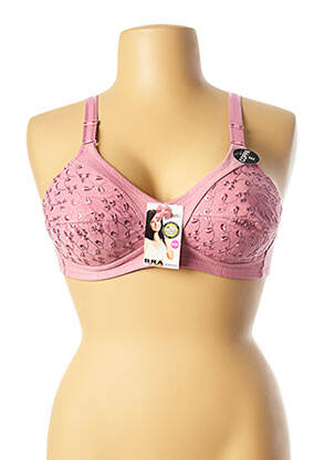 Soutien-gorge sans armature sans armature rose ROSA JUNIO femme