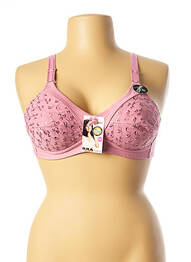 Soutien-gorge sans armature sans armature rose ROSA JUNIO femme