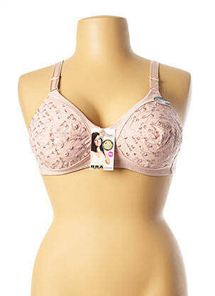 Soutien-gorge sans armature sans armature beige ROSA JUNIO femme
