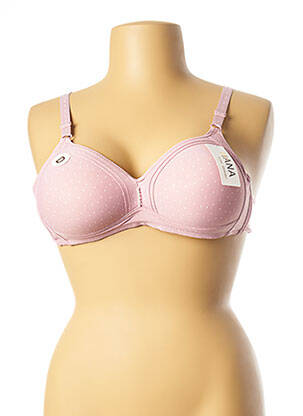Soutien-gorge sans armature sans armature rose HANA femme