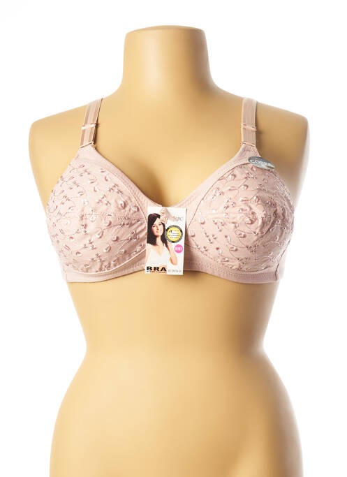 Soutien-gorge sans armature sans armature beige ROSA JUNIO femme