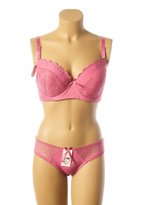 Ensemble lingerie rose HANA pour femme
