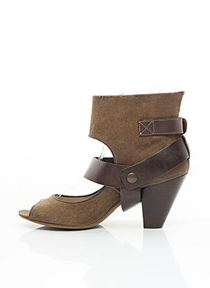 Bottines/boots talon de 7 à 9cm marron SAN MARINA femme