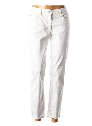 Pantalon 7/8 blanc LAUREL pour femme