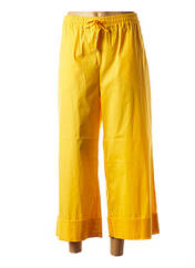 Pantalon 7/8 jaune LIVIANA CONTI pour femme seconde vue