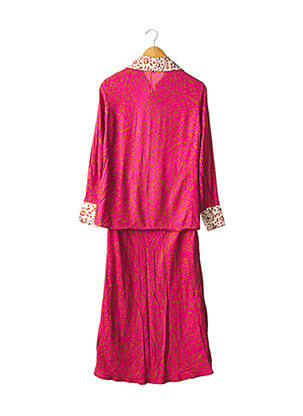 Ensemble jupe fermeture boutonnée sur le devant rose IMPREVU femme