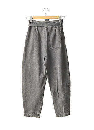 Jeans coupe slim poches taille haute gris WANDERING femme