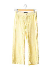 Pantalon jaune ZARA pour femme seconde vue