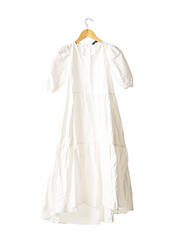 Robe mi-longue blanc ZARA pour femme seconde vue