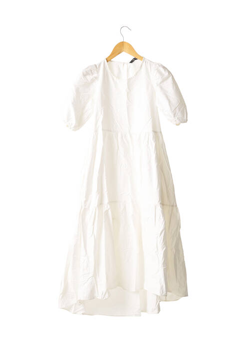 Robe mi-longue blanc ZARA pour femme