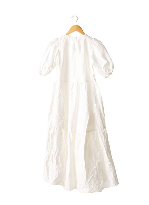 Robe mi-longue blanc ZARA pour femme