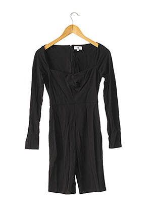 Combishort col carré noir LPA femme