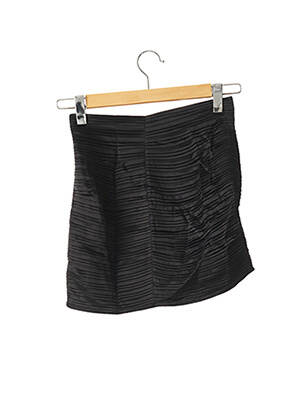 Jupe courte coupe droite noir ZARA femme