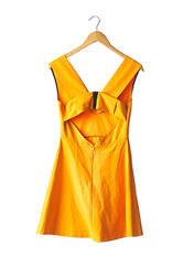 Robe courte jaune ZARA pour femme seconde vue