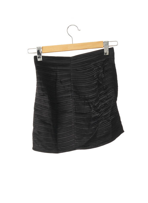 Jupe courte coupe droite noir ZARA femme