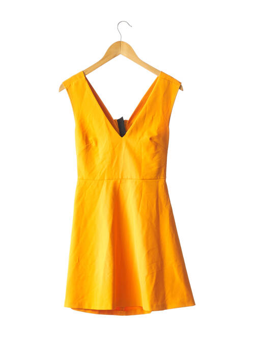 Robe courte jaune ZARA pour femme