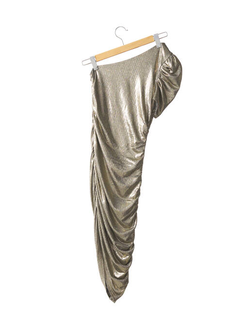 Robe mi-longue beige HOUSE OF HARLOW pour femme