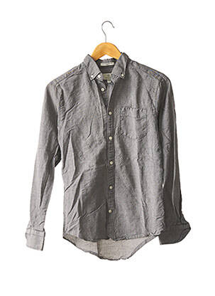 Chemise manches longues manches longues gris GANT homme