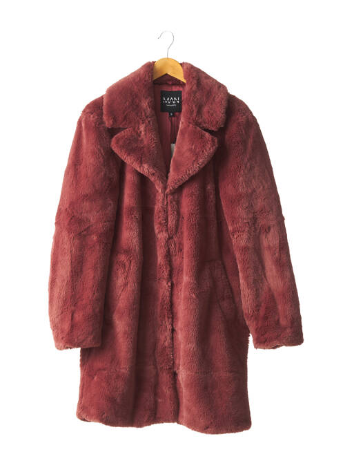 boohoo manteau rouge