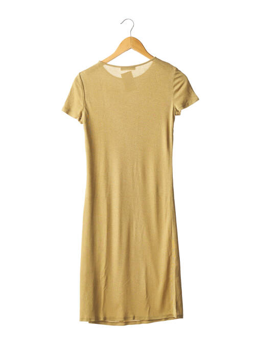 Robe mi-longue jaune KRIZIA POI pour femme