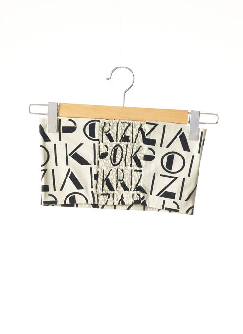 Top beige KRIZIA POI pour femme