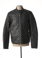 Veste en cuir noir REDSKINS pour homme seconde vue