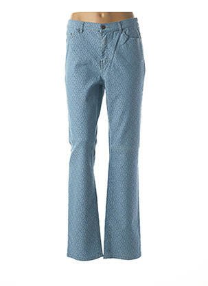 Pantalon droit bleu KARTING pour femme