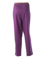 Pantalon droit violet FABER pour femme seconde vue