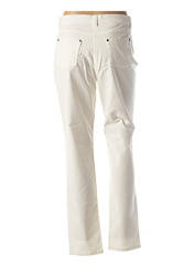 Pantalon slim blanc FABER pour femme seconde vue