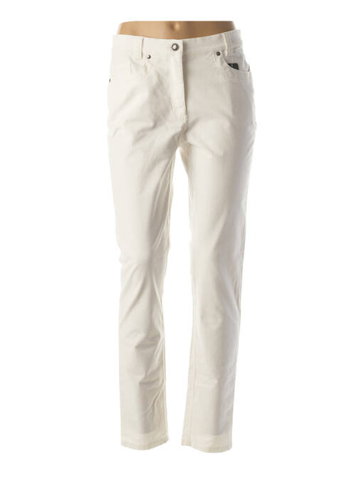 Pantalon slim blanc FABER pour femme