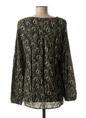 Blouse vert GEISHA pour femme seconde vue