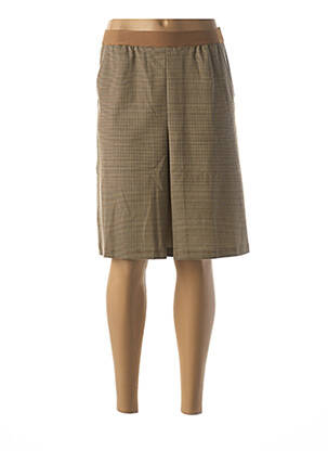 Jupe mi-longue coupe droite marron CREAM femme