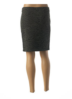 Jupe courte coupe droite vert STREET ONE femme
