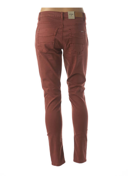 Jeans coupe slim marron CREAM pour femme