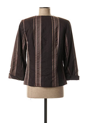 Veste casual epaulette marron ATIKA femme