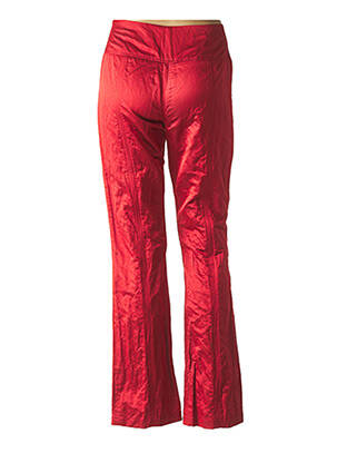 Pantalon droit taille normale taille normale rouge AIRFIELD femme