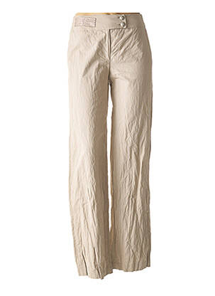 Pantalon droit beige AIRFIELD pour femme