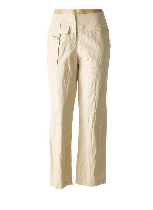 Pantalon droit beige AIRFIELD pour femme