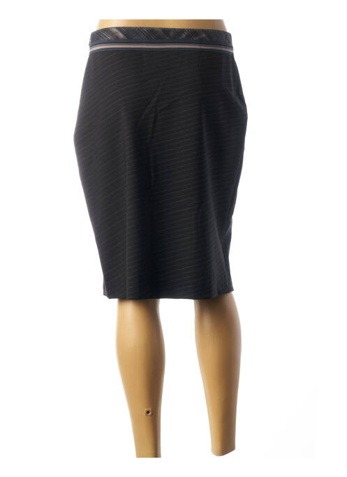 Jupe mi-longue noir BLEU BLANC ROUGE pour femme