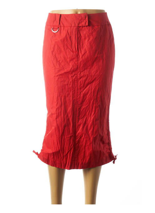 Jupe mi-longue rouge AIRFIELD pour femme