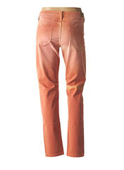 Pantalon slim orange CARLA KOPS pour femme seconde vue